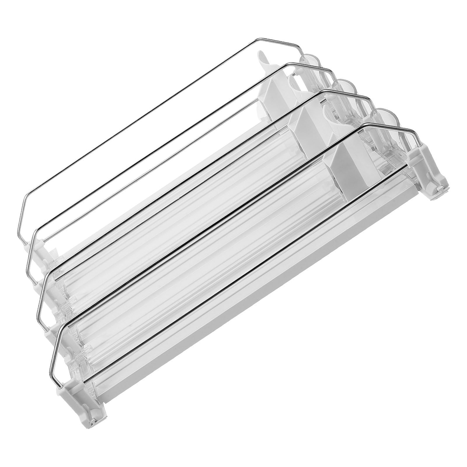 Organisateur canettes blanc VOSAREA pour optimiser un frigo encombré