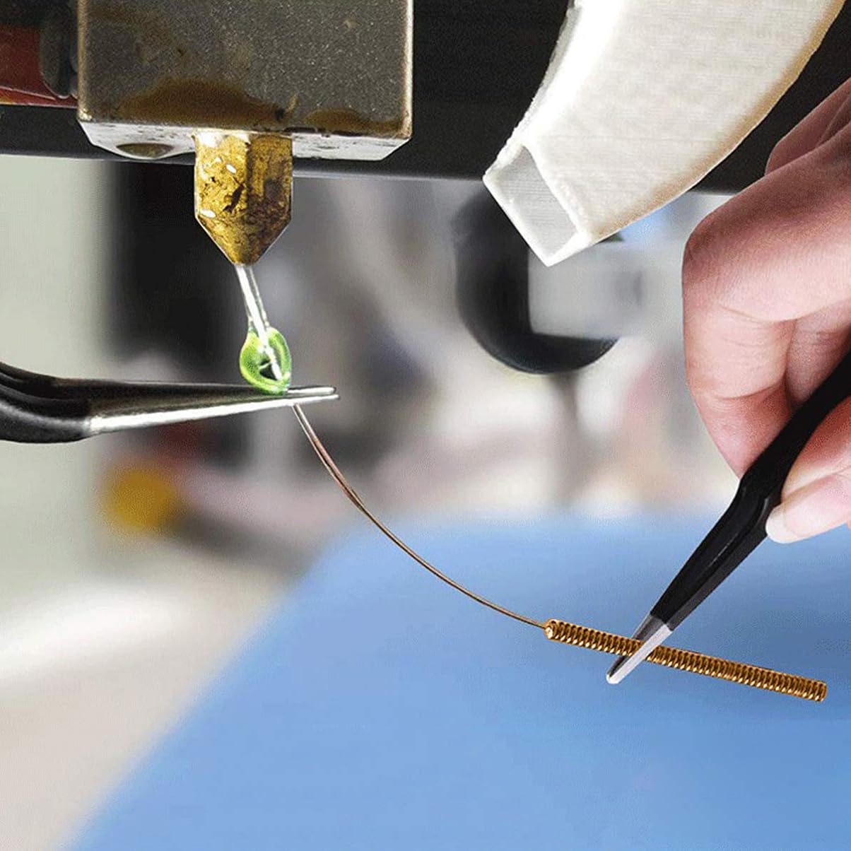 TIESOME 20 stuks reinigingsnaalden voor 3D-printer, reinigingsset voor 3D- printers, 0,15-1 mm roestvrij stalen spuitmonden, reinigingsnaalden met kunststof opbergbuis, printeraccessoires