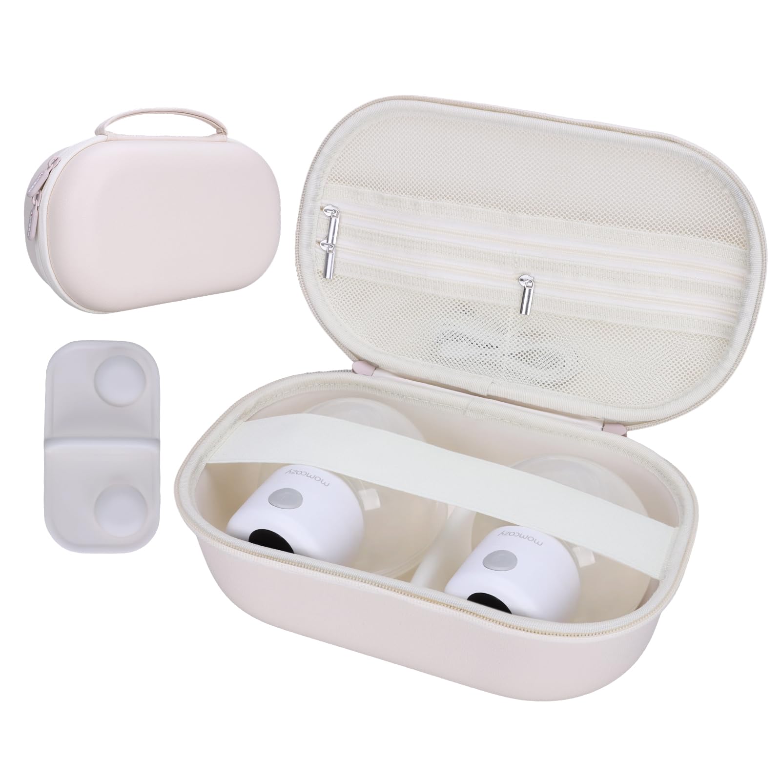 LTGEM - Funda para extractor de leche portátil compatible con el extractor de leche portátil Momcozy S12, caqui (solo funda)