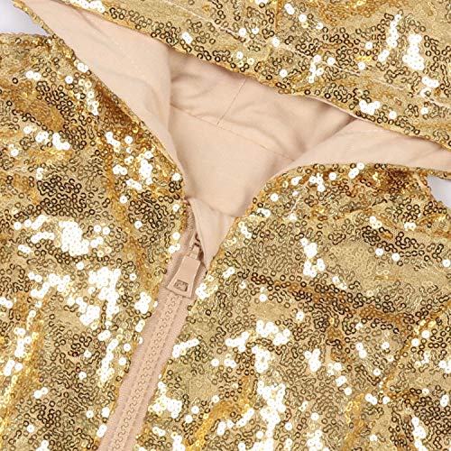 ANATA Girl Fall Sequin Jacket Kids Unicorn Novelty Hoodie Jacket Zipper Coat Outwear4