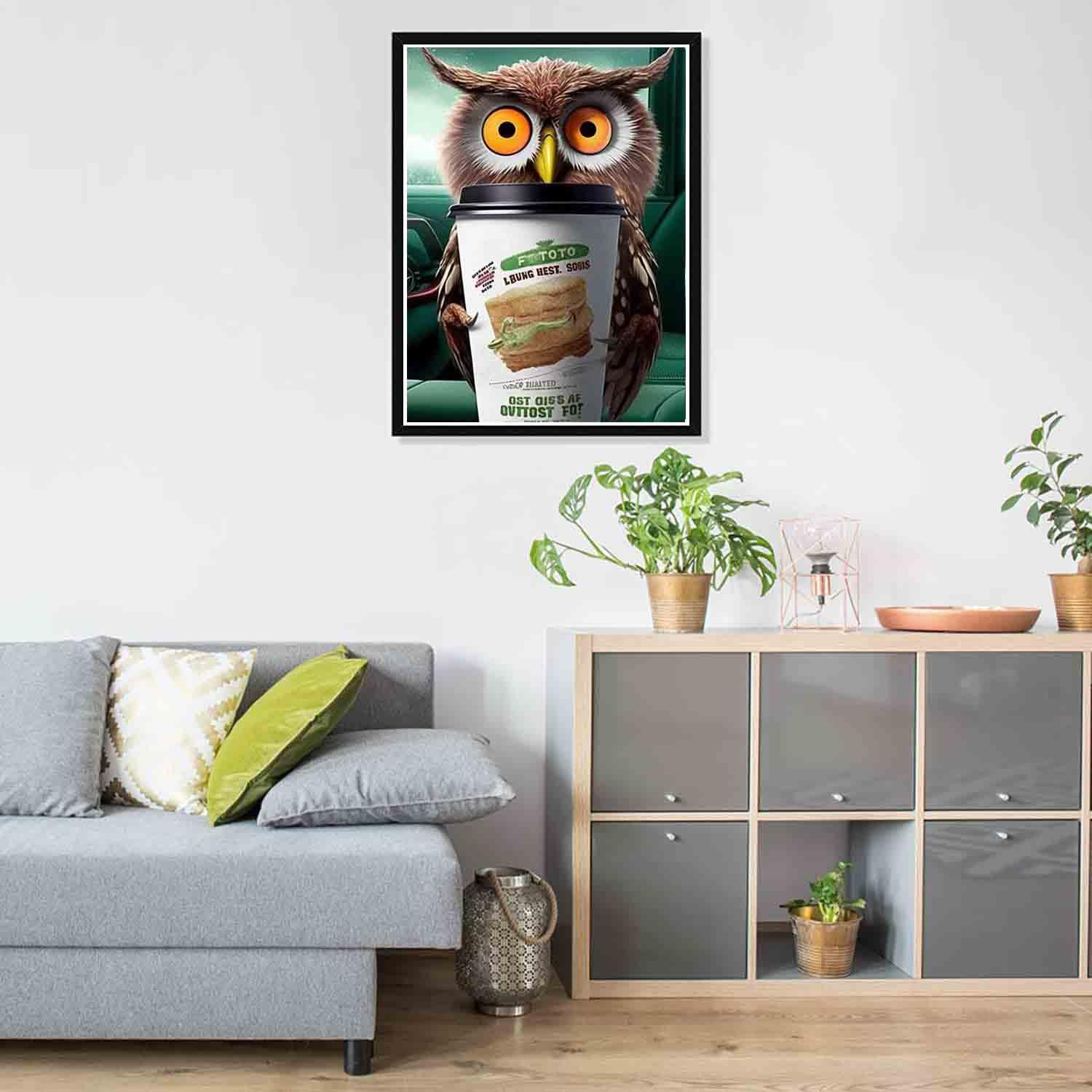 Pavemlo 5D Diamond Painting Kit Completo Coppa D'Aquila, DIY Pittura Diamante Art Kit Animale, Strass Arte Creazione di Mosaico Murale Artigianale per la Decorazione della Parete di Casa 30X40 cm