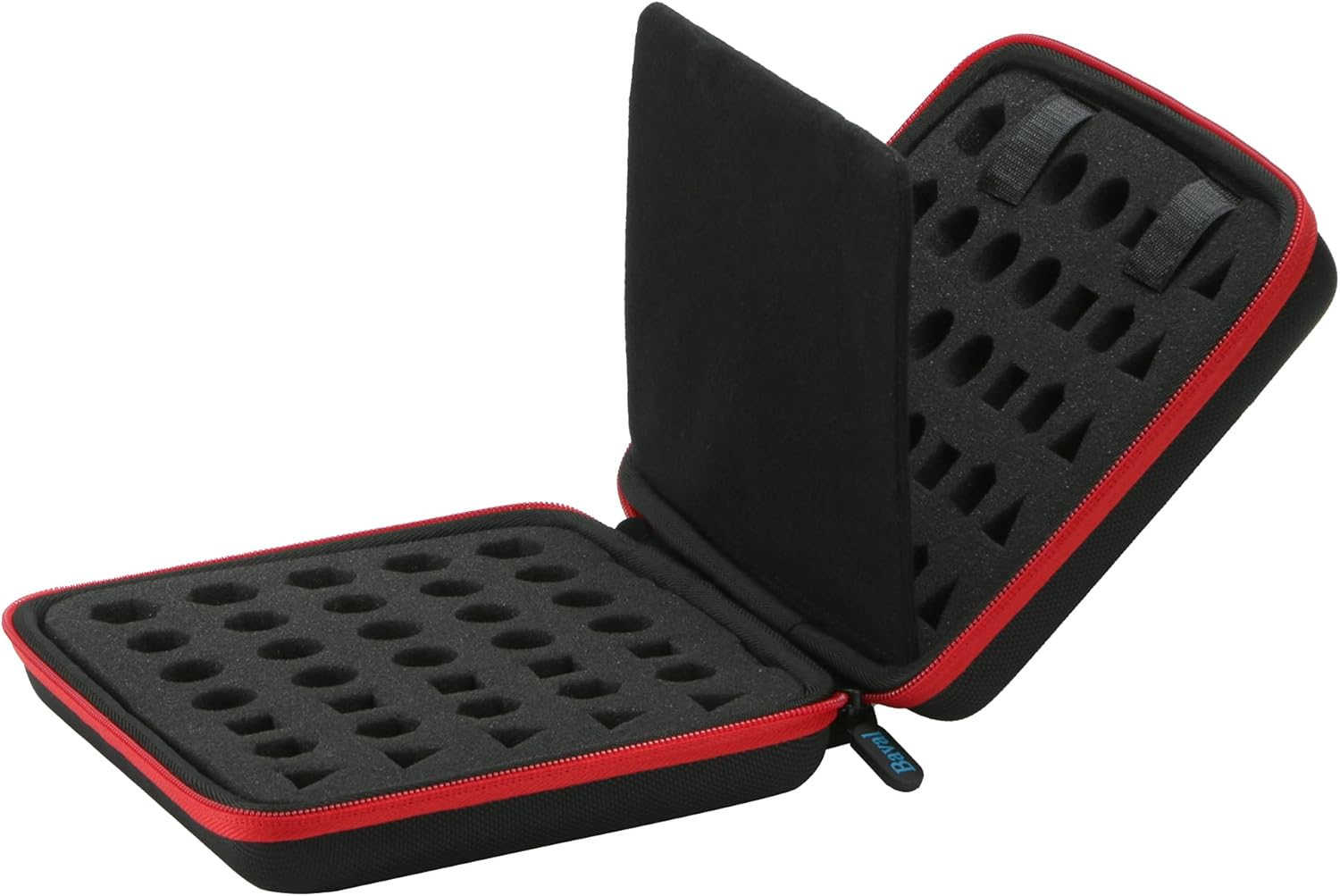 bavel dnd dice case with detachable dice sponge and tray, d6 d20 set case for dungeons and dragons rpg, mtg, table games rectangle case