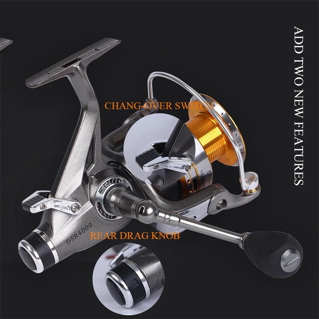 Amazon.com : 4000 5000 6000 Series Spinning Fishing Reel with Front and Rear Drag System 5+1 Ball Bearings 5.0:1 4.6:1 Fishing Reel 4000 Series 6 : Sports & Outdoors Amazon.com : 4000 5000 6000 Series Spinning Fishing Reel with Front and Rear Drag System 5+1 Ball Bearings 5.0:1 4.6:1 Fishing Reel 4000 Series 6 : Sports & Outdoors
