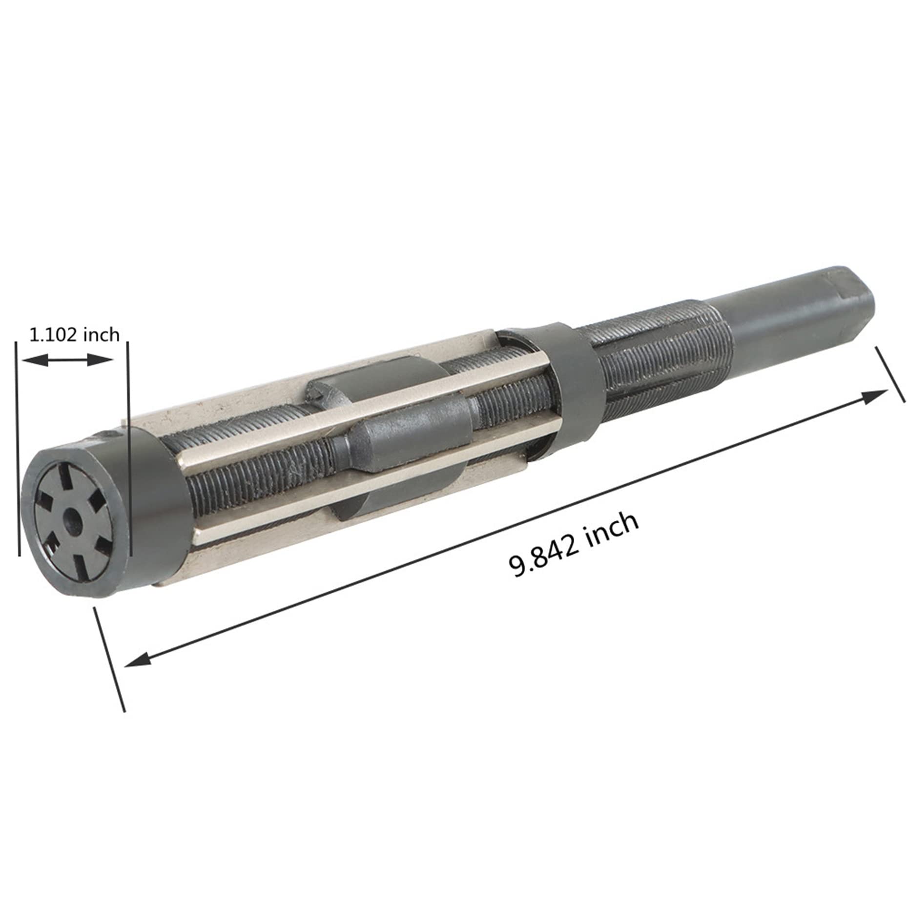 Kimllier Handreibahle, 29,5–33,5 mm, Hochgeschwindigkeitsstahl, verstellbare Handreibahle