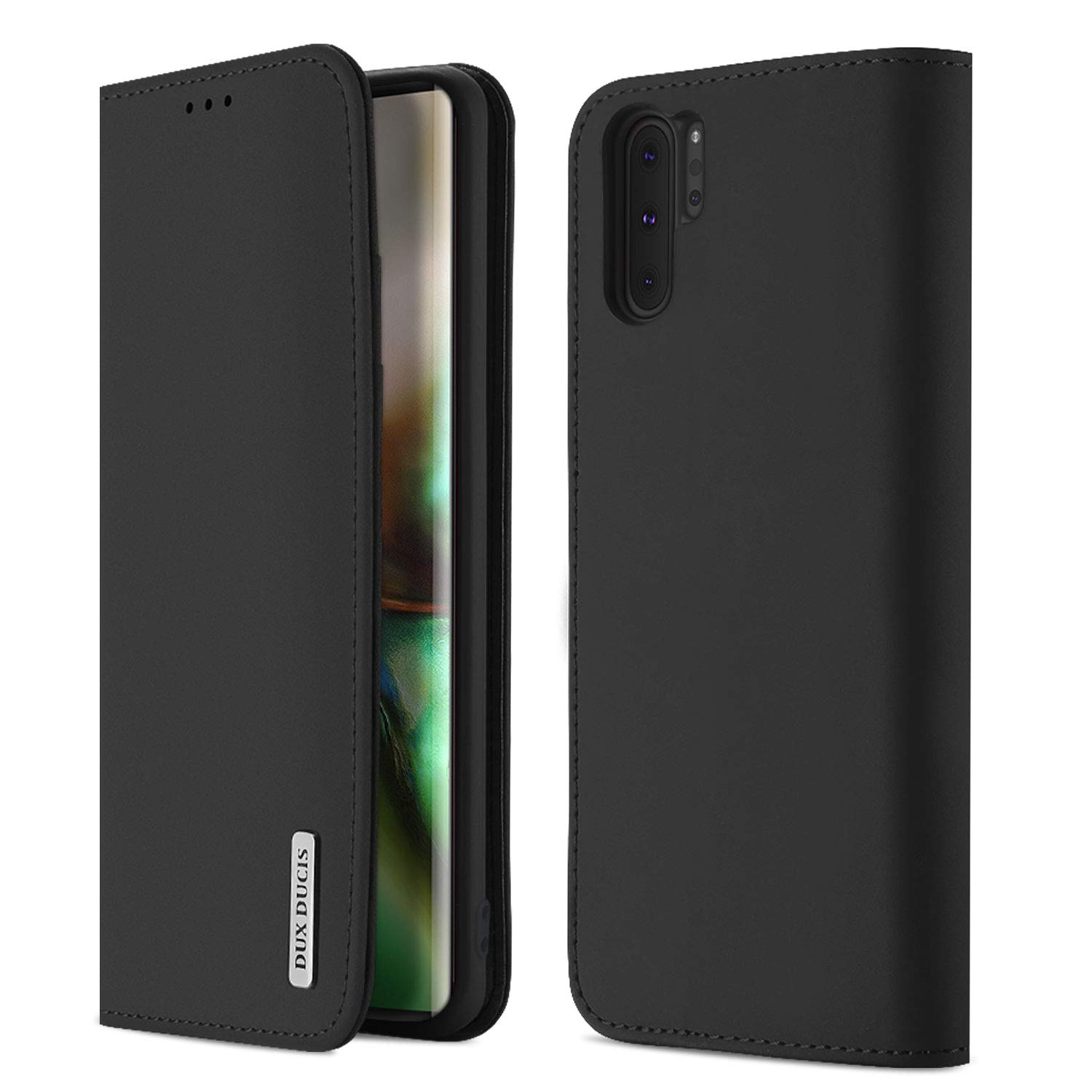 Amazon.co.jp: 【WISH Series 高級牛革】Galaxy Note10+ケース 手帳型 