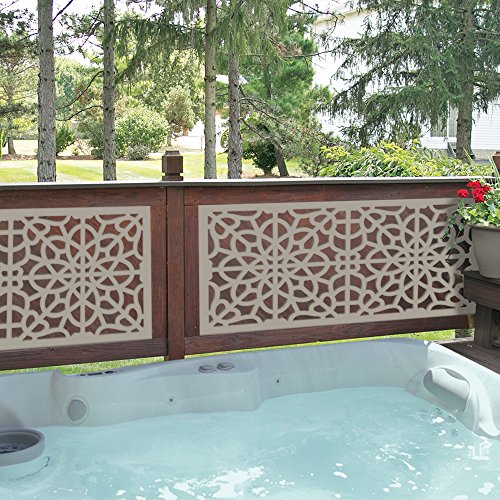 Barrette Outdoor Living 73004787 2X4-Fretwork Sheeting, Clay #TOP2