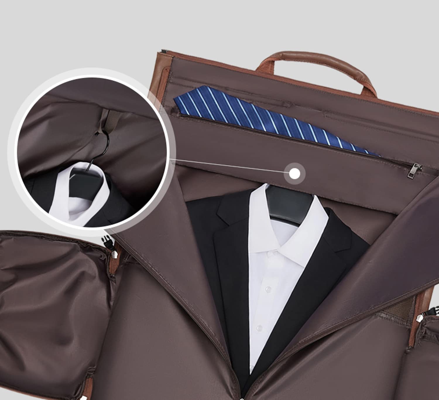 2 in 1 Anzug Reisetasche für Männer/Frauen 55L Falt-Fitness-Reise-Tragetasche mit unabhängigen Schuhtaschen für Geburtstags