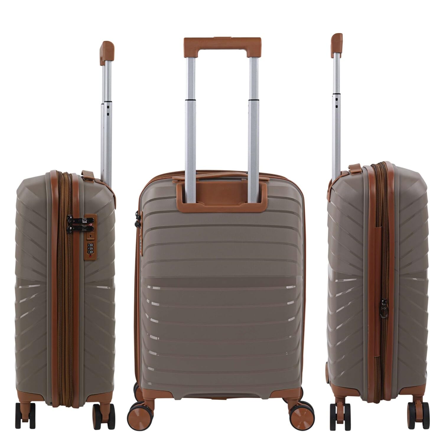 Trolley Bagaglio A Mano 55x40x20 leggero rigido con ruote girevoli ideale p
