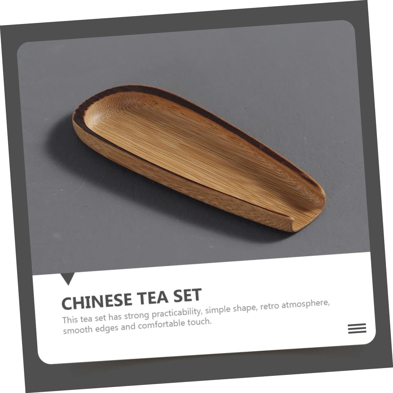 2Pcs Bamboo Tea Scoop and Needle Set Handmade Gongfu Tea Accessories for Essential Tools for
