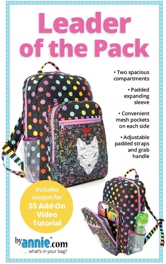 By Annie LEADER of the PACK Backpack Pattern PBA315