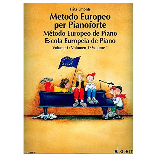 Metodo europeo per pianoforte. Per la Scuola media. Ediz. multilingue: Spanish/Portuguese/Italian: 1