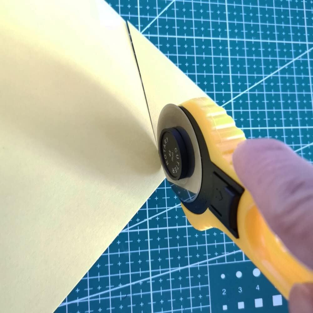 45mm Rotary Cutter DIY Patchwork Leather Roller Wavy Edge Cutting Tool Fabric Sewing Quilting Olfa Blades - (Color: Add 3pcs blades)
