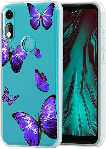 Miniatura 4 de Funda transparente para Moto E 2020, Motorola E 2020 para niñas y mujeres, TPU suave a prueba de golpes, funda protectora transparente para Motorola