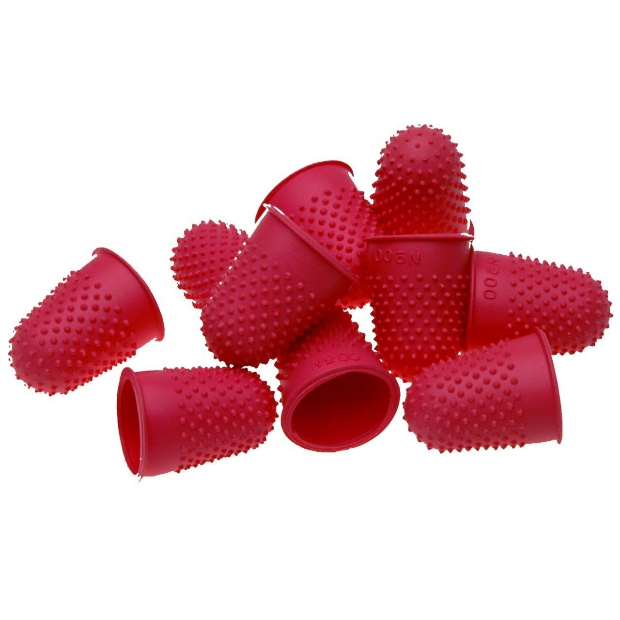 QCONNECT THIMBLETTES THIMBLETTE Rubber Thimble Size 00 RED Qty 10