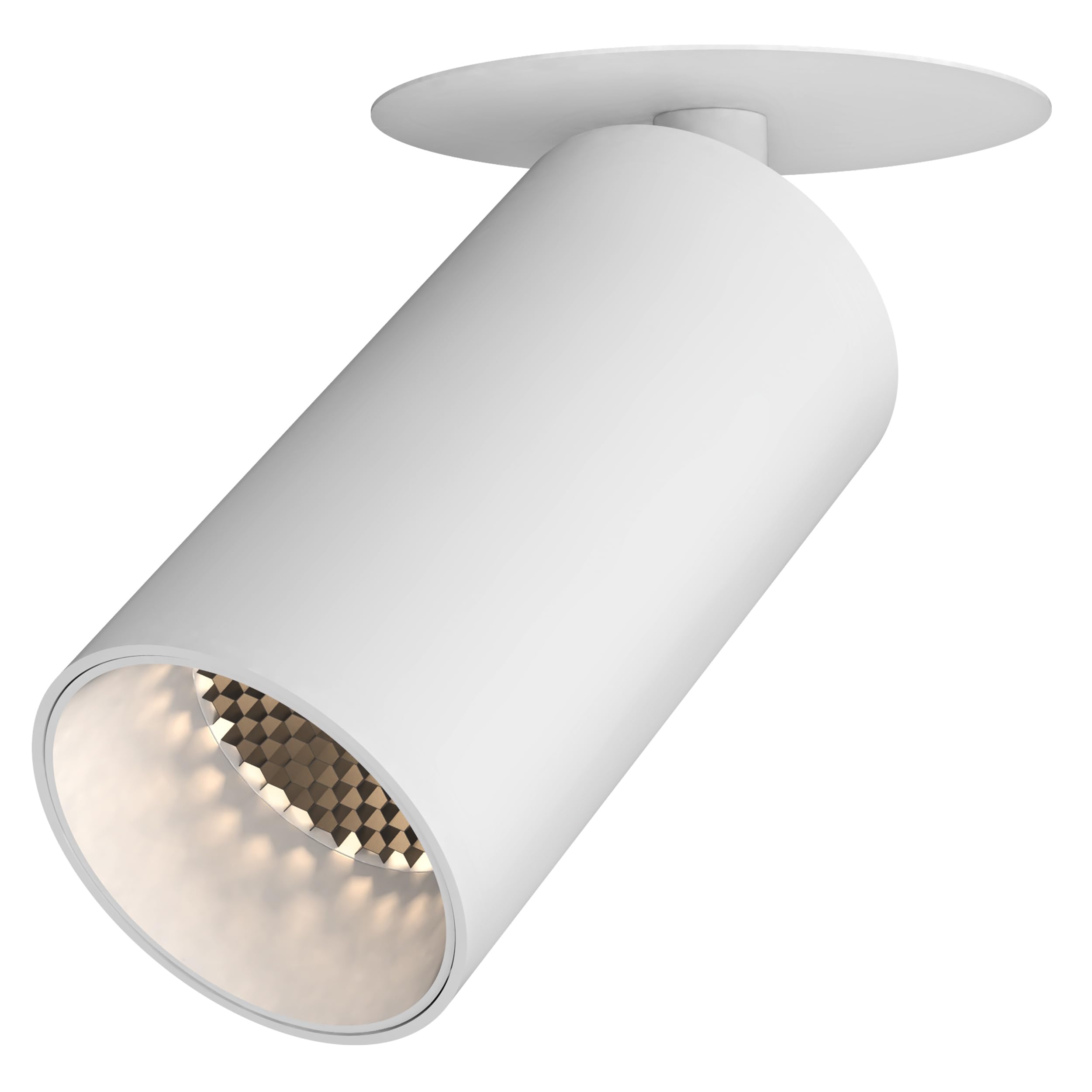 Can 50 Recessed Matt White Spotlight Astro