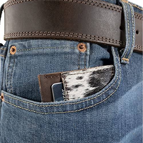 Minimalist Rodeo Wallet Handmade from Full Grain Leather, Compact Storage, ID Holder, Travel Accessory - Furry4