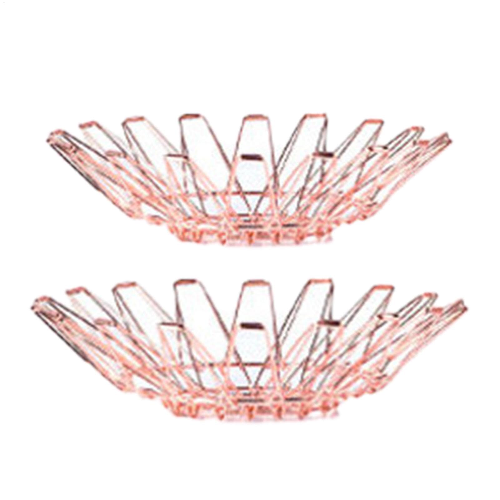 Soporte plegable para verduras que organiza tu cocina y mantiene los aperitivos a mano