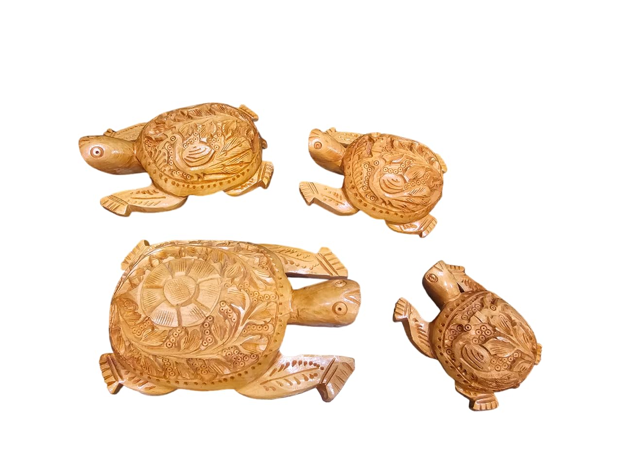 Buy AGARWAL CRAFT PALACE Wooden Tortoise, Wooden Carving Turtle