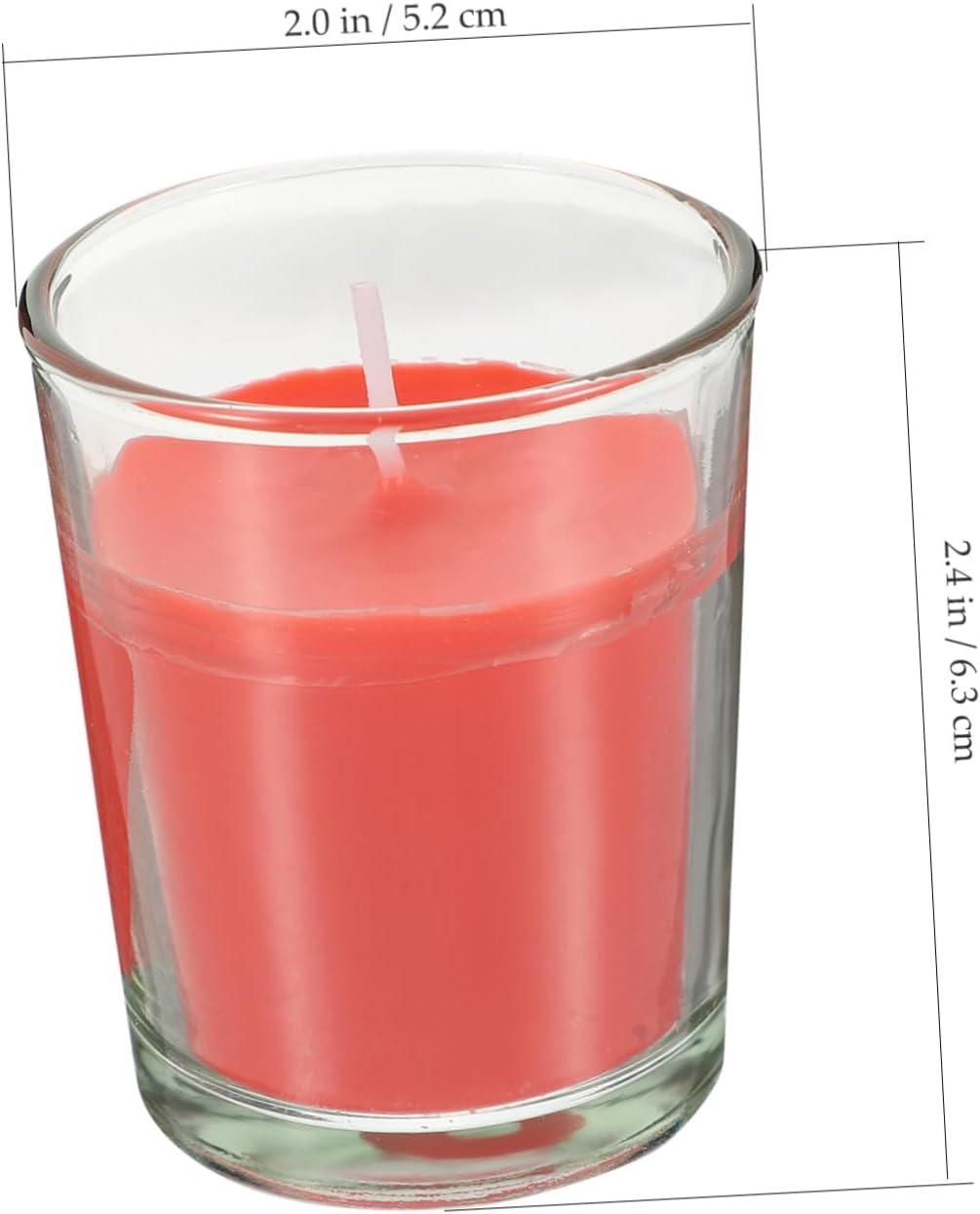 6pcs Wax Scented Candles for Home Decoration Relaxing Atmosphere Floral Fruity Scents for Yoga Meditation and Festive Occasions