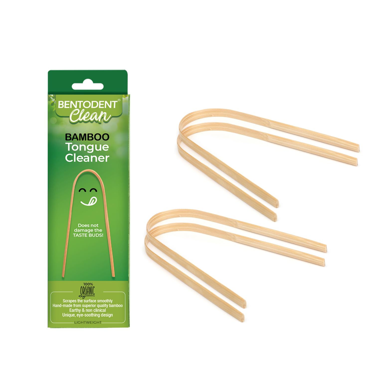 BENTODENT TOOTHPASTEBiodegradable Bamboo Tongue Cleaner/Scraper Adults