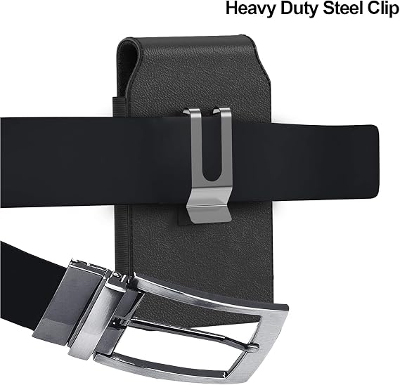 Holster for Samsung Galaxy A56 A37 A36 A26 A35 A25 A15 A55 A54 A53 A52 A51 A50 A71 A24 A22 A20s 5G 4G Cell Phone Case Belt Clip Carrying Vertical Leather Pouch (Fits with Otterbox or any Case)
