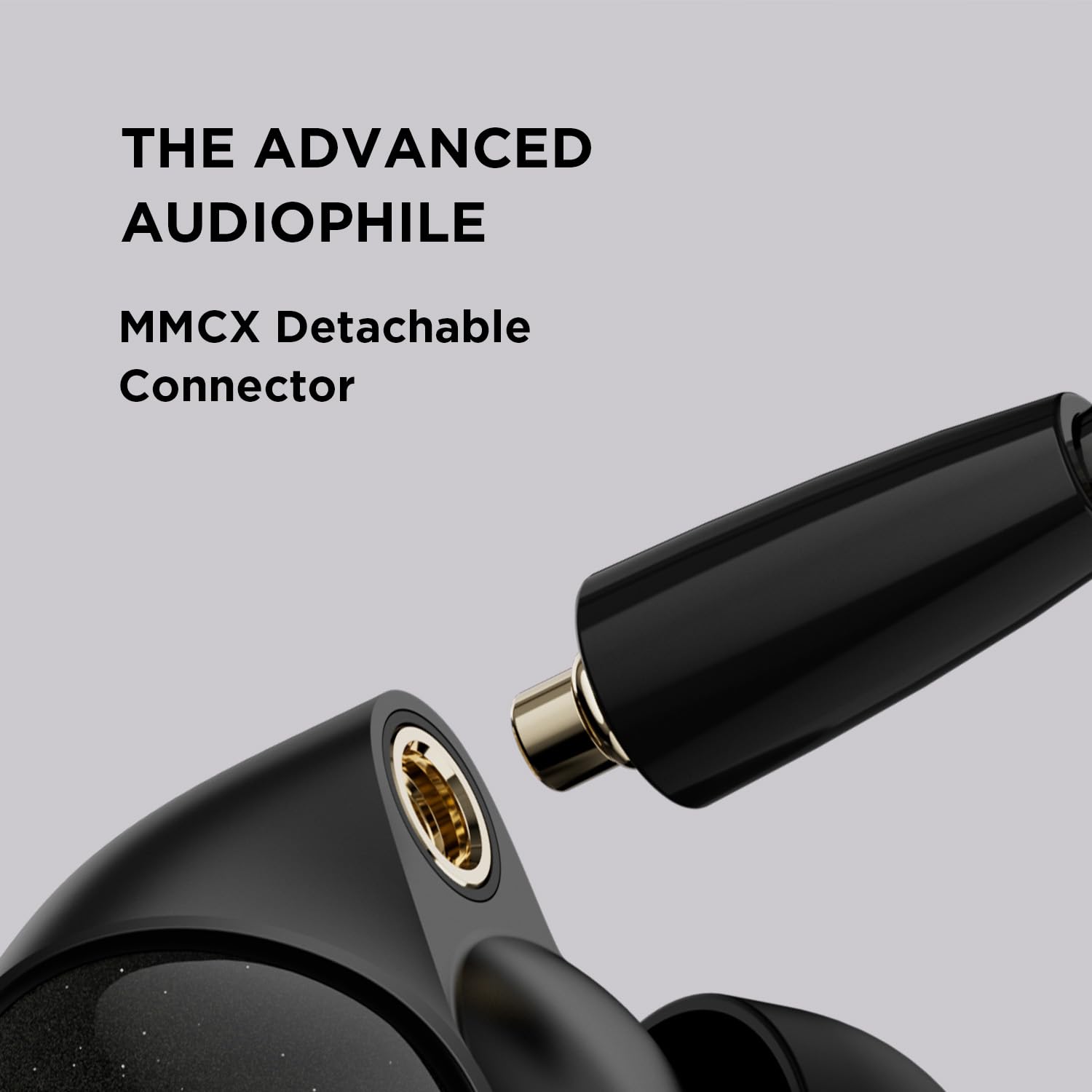 1MORE Penta Écouteurs intra-auriculaires certifiés haute résolution HiFi filaire IEM, connecteur MMCX amovible, microphone MEMS et contrôle 3 en 1, pour smartphones/PC/tablette