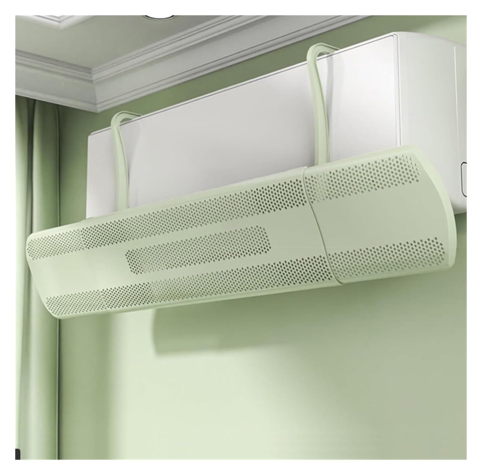 JUAKSQZYI Retractable AC Air Deflector Anti-Straight Wind Air Conditioner Deflector for Wall Units