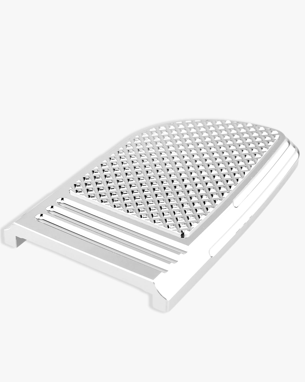Brake Pedal Cover Compatible with Harley softail Heritage Springer Fit Fat Boy Deluxe FLSTN Road King FLHR Road Glide FLTR Pads Cover (Arc Chrome)