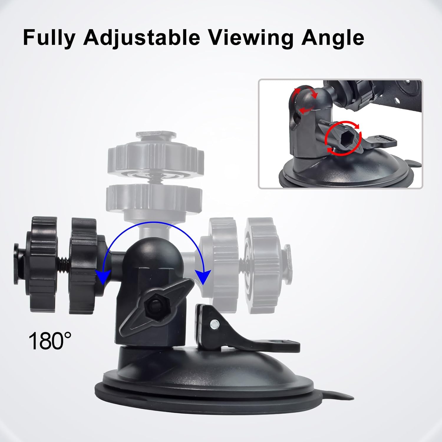 MBF-1 Suction Cup Mount Holder for Icom Mobile Transceiver Control Head IC-2730A IC-2730E ID-5100A ID-5100E