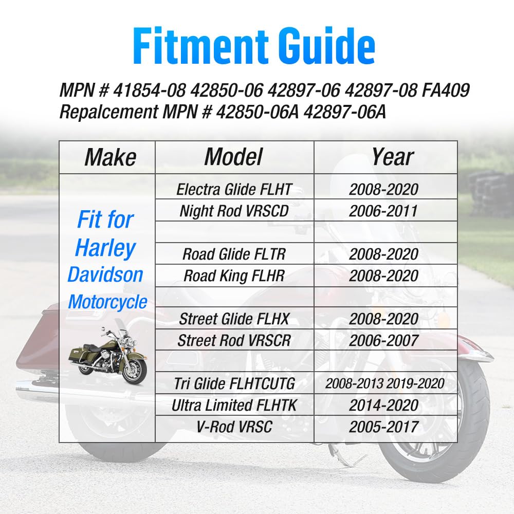 Pastiglie Freni Anteriori e Posteriori Sinterizzate per Harley Davidson Road Glide Road King Street Glide Electra Glide Ultra Limited Street Rod V-Rod Night Rod Tri Glide