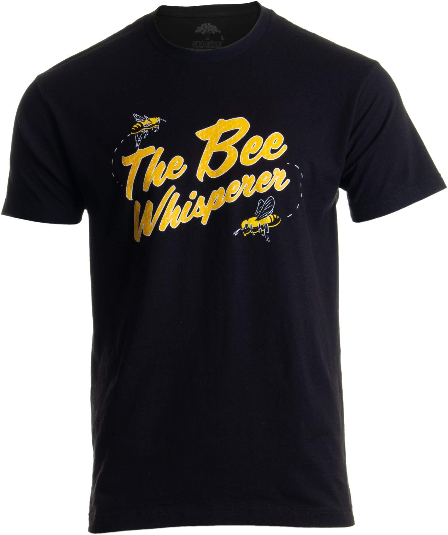 Ann Arbor T-shirt Co.The Bee Whisperer | Bee Keeper Keeping Apiary Cool Funny Joke Men Women T-Shirt