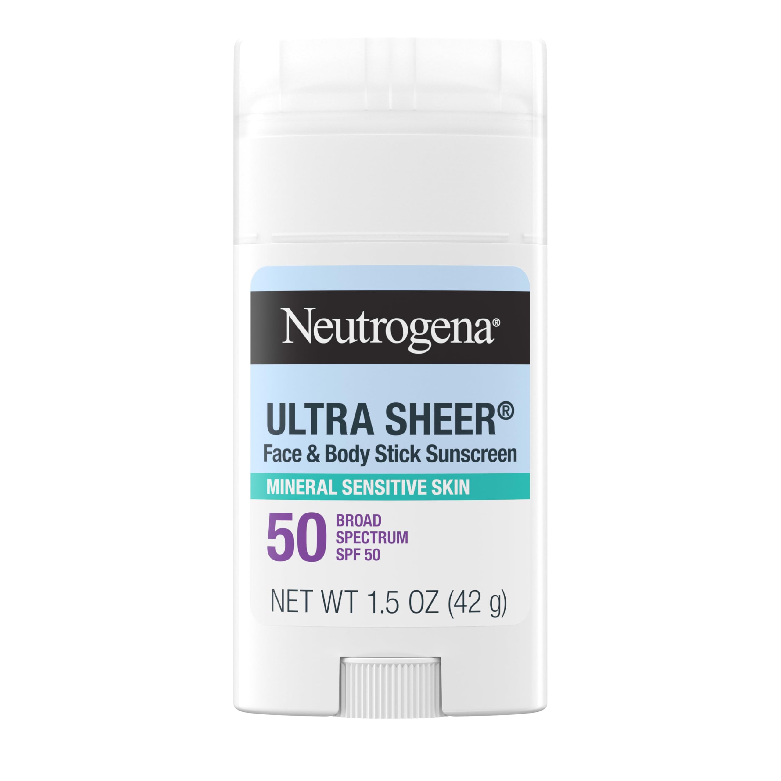 Neutrogena Ultra Sheer Mineral Face Body Stick SPF 50, Multi-Purpose