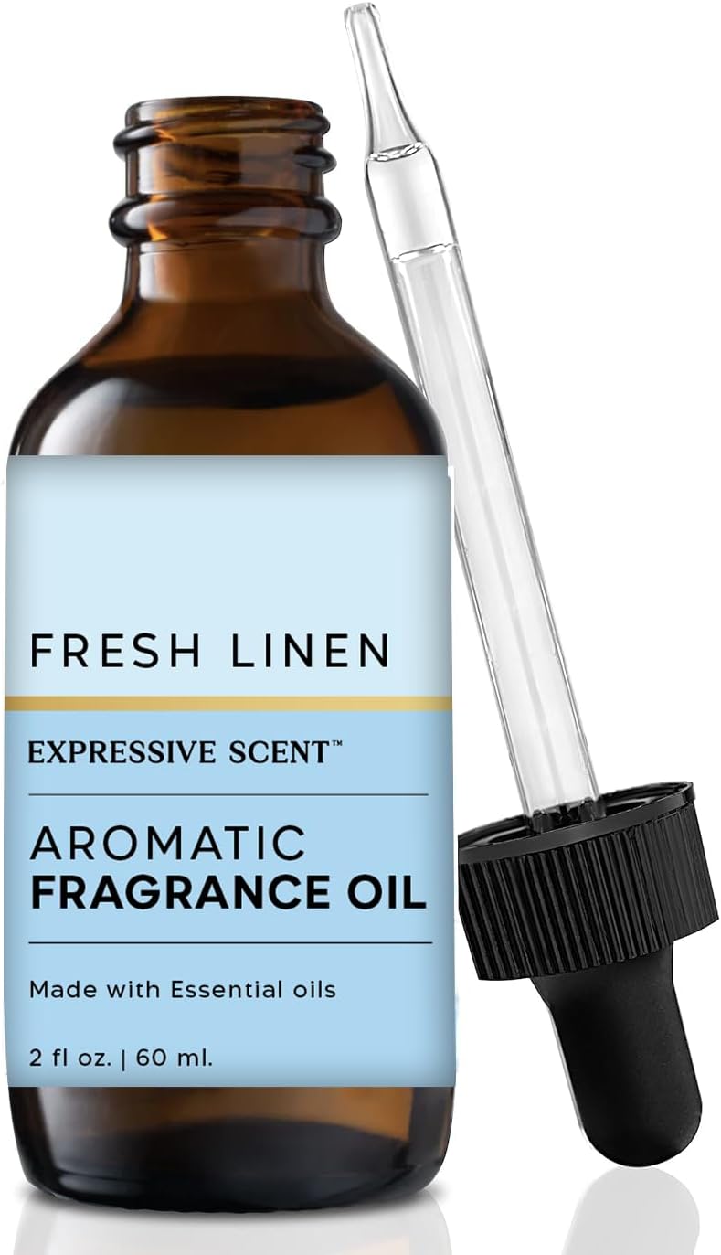 Expressive Scent Fresh Linen Scented Home Fragrance Essential Oil, 2 oz by Expressive Scent