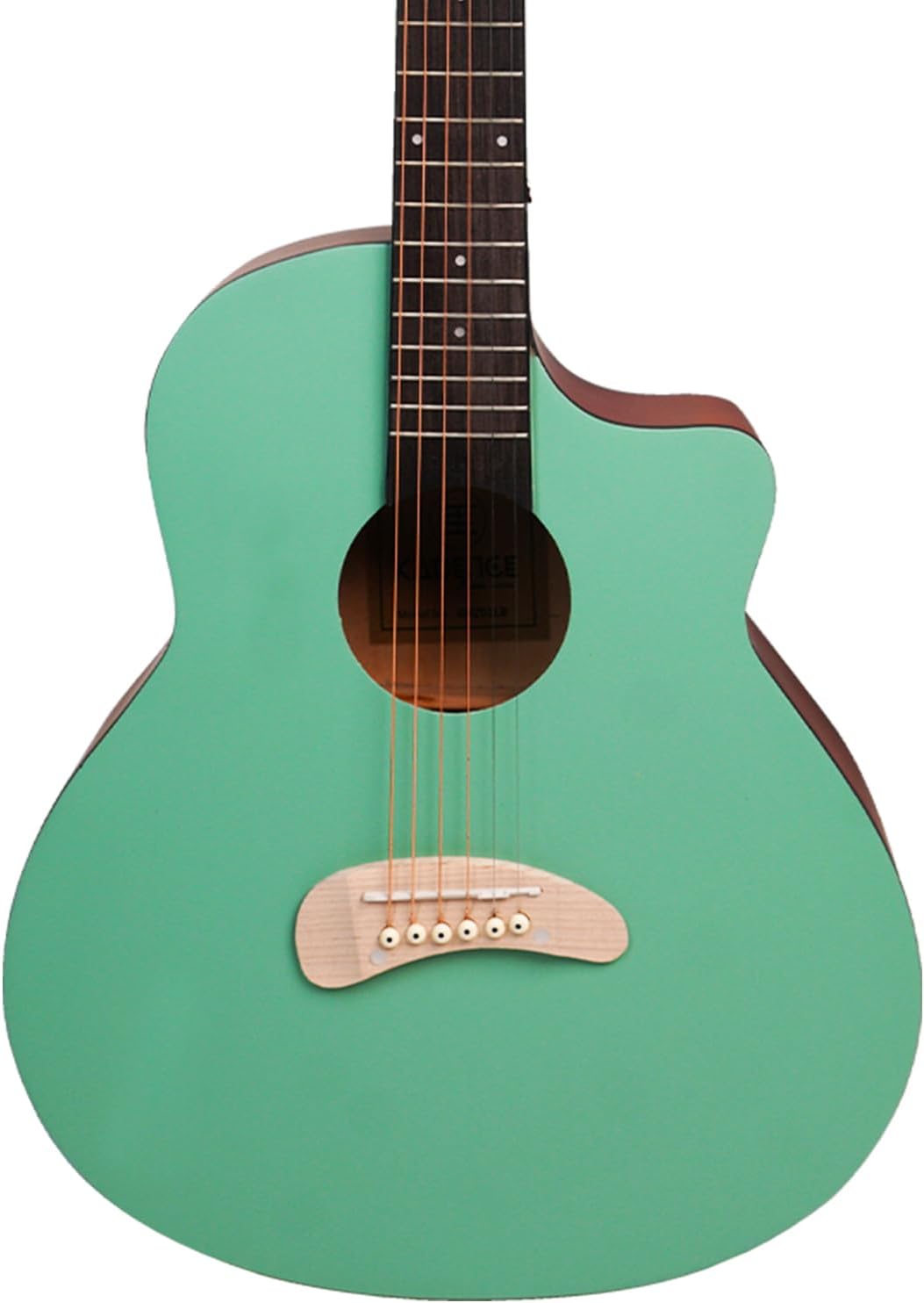 Kadence GenZ Guitar (with Guitar learning course) Acoustic Guitar with Die Cast Keys and Bag (Cyan blue)