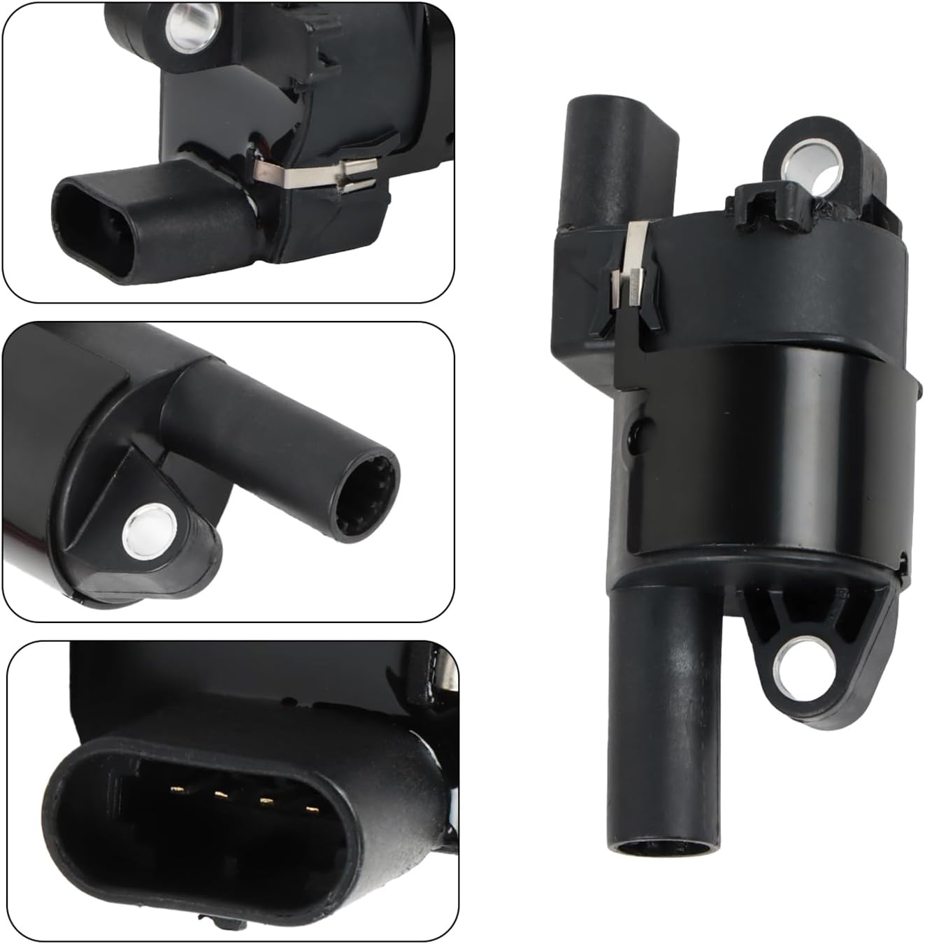 UF414 Ignition Coils And Iridium Spark Plugs & Wires Set of 8 Fit for Chevy Silverado 1500 for Express 1500 2008-2014 for Tahoe 2007-2014 4.8L 5.3L 6.0L 6.2L Coil Pack Set Replace 12573190