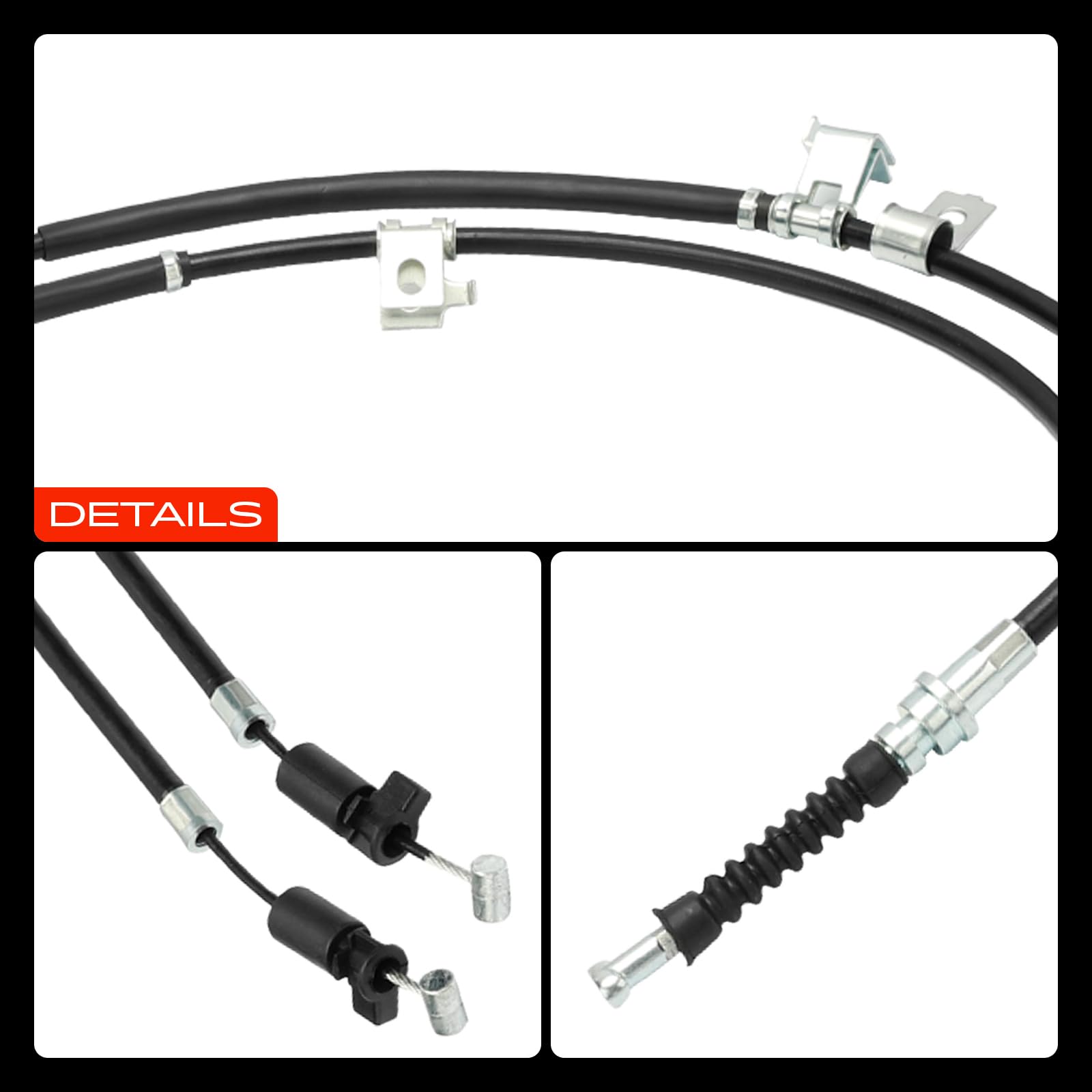 Frankberg Cable del freno de mano Trasera izquierda o derecha Compatible con 6 Touring GH 6 Hatchback GH 6 Berlina GH Replace# 50233,K18962