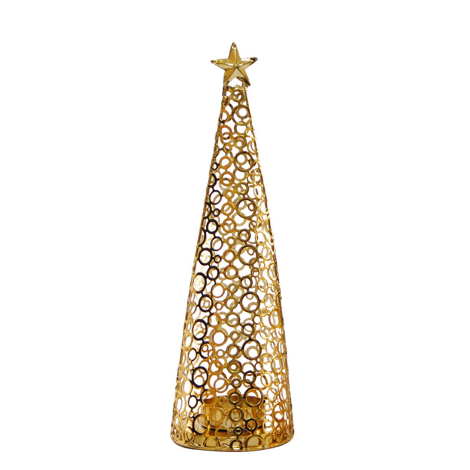 Buxuaaaa Hollow Pattern Holder Stand Holder Tabletop Geometric Iron Candlestick Ornament Decorations Hollow Decorative for Home Decor Iron Candlesticks Stand Tabletop Candelabra