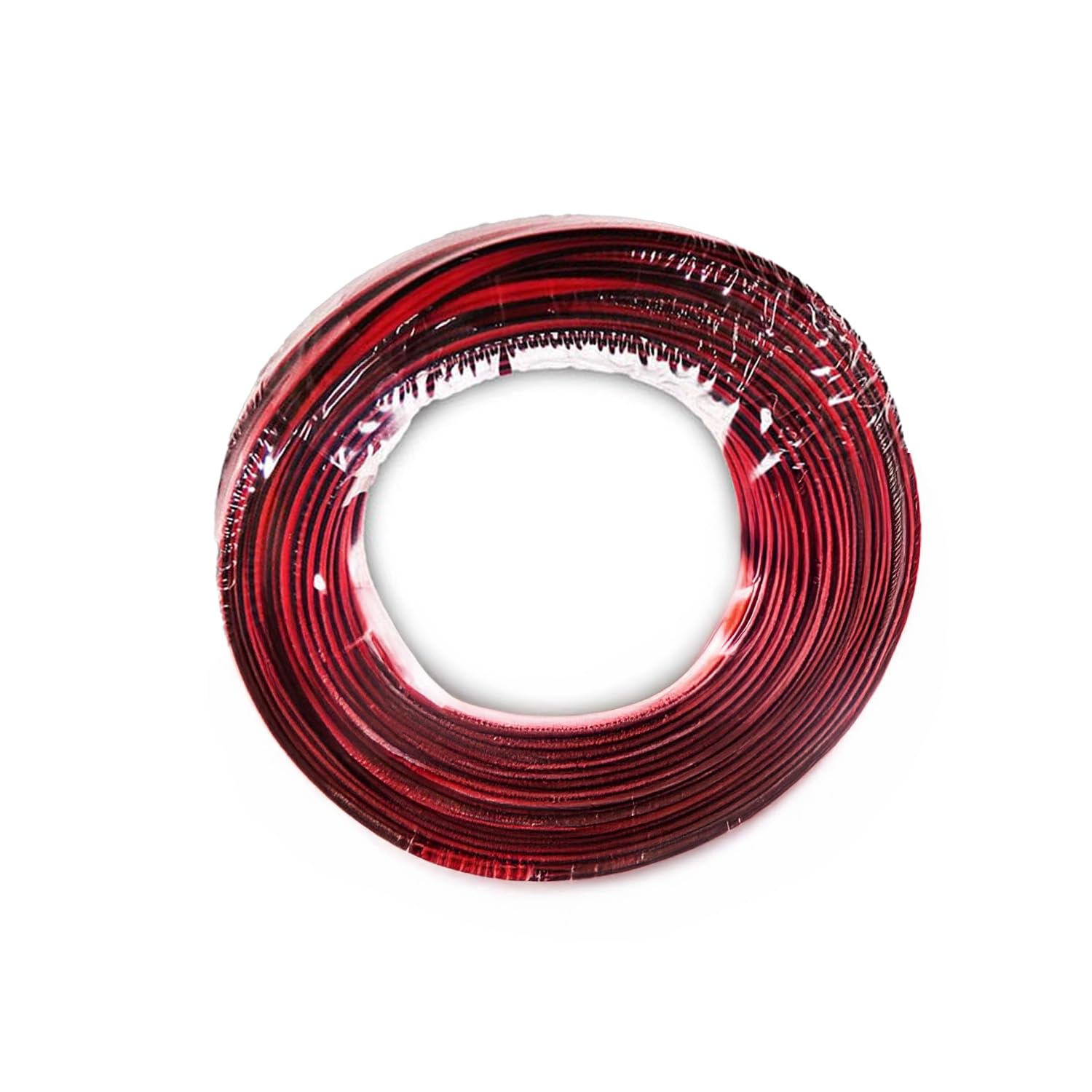 2x0.75mm parallel cable reel in red and black colors
