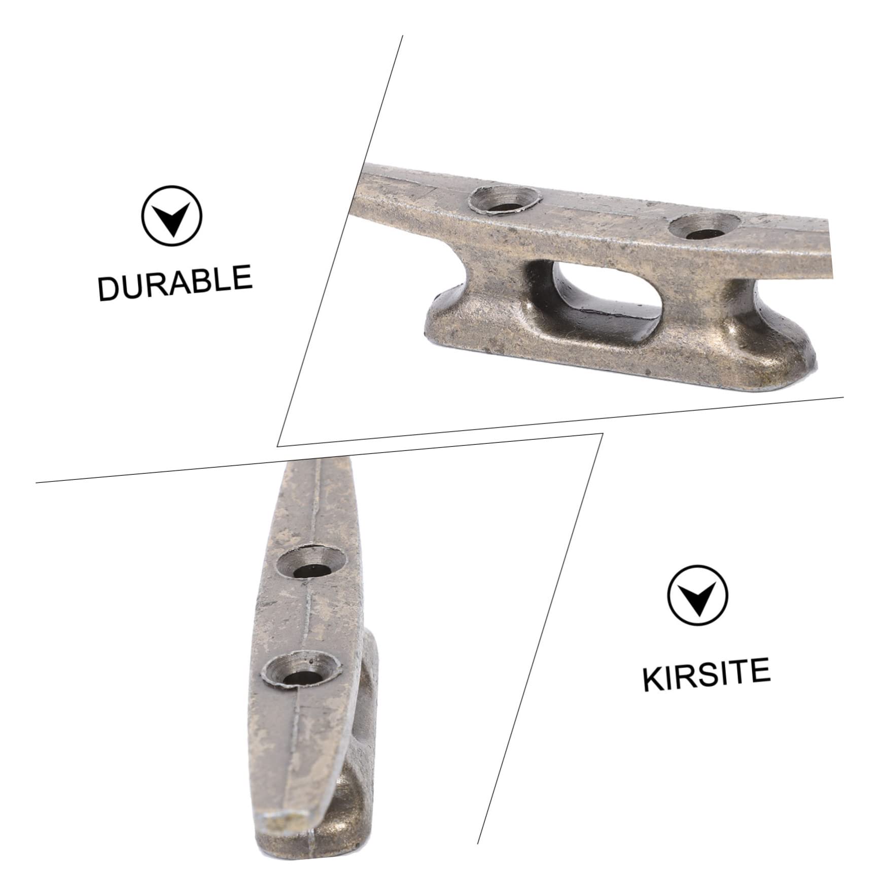 6piezas Cornamusa De Abierta para Accesorios De Amarre para Muelles y Proyectos De Bricolaje