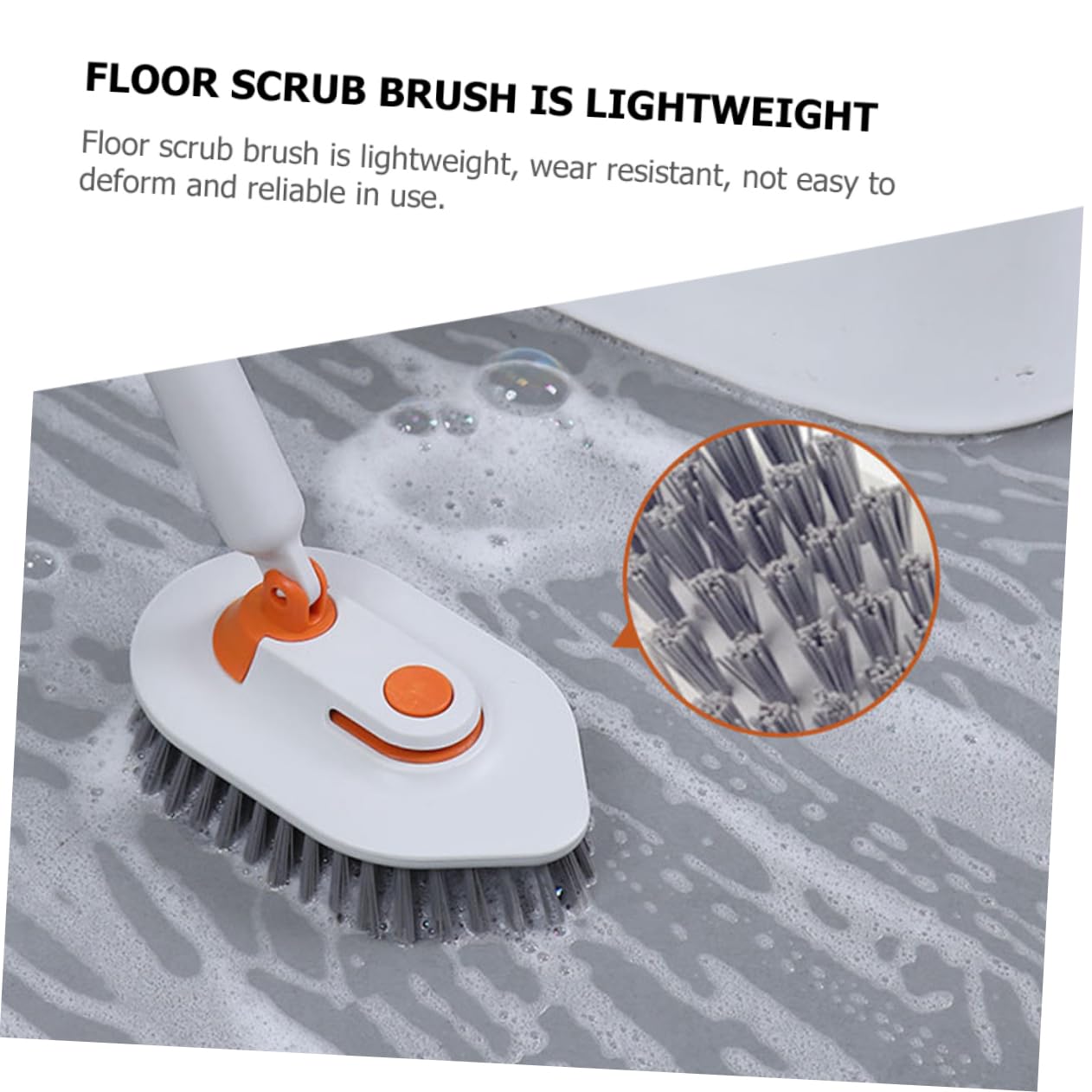 Cepillo De Suelo Multifuncional para Fregar Pisos Cepillo para Limpiar Baño y Ventanas para Azulejos Bañeras y Limpieza De Hogar