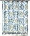 Madison Park MP70-1489 Tangiers Shower Curtain 72x72 Blue, 72 x 72,