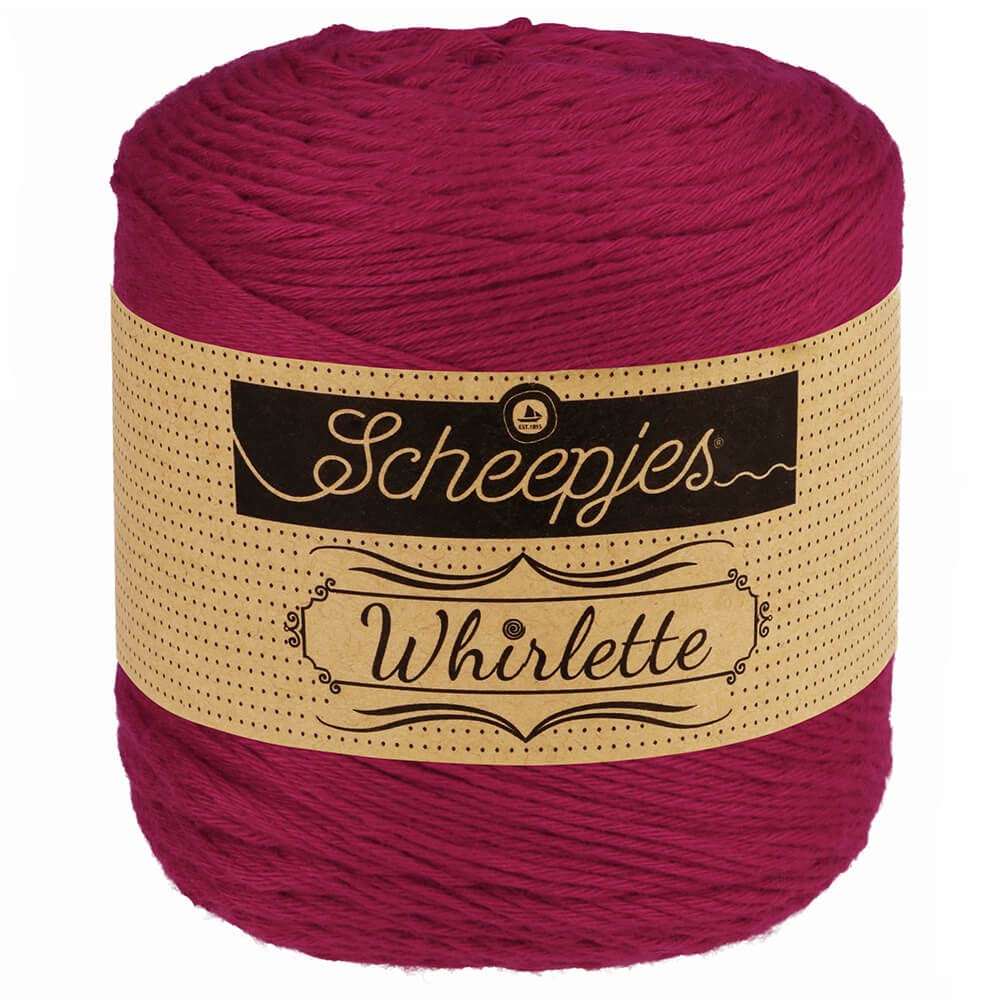 Scheepjes Whirlette 100g - 892 Crushed Candy, Rood Garens voor Breien en Haken