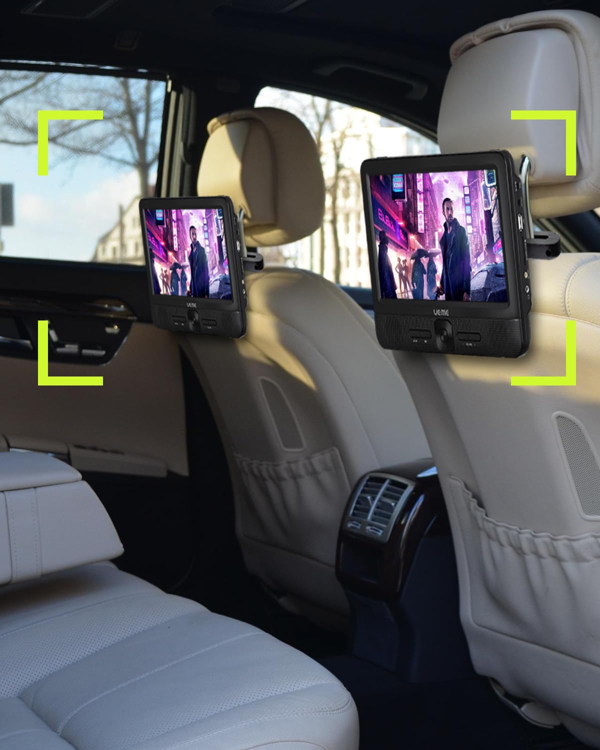 Amazon.com: Car Headrest Mount Holders for Dual Screen Portable
