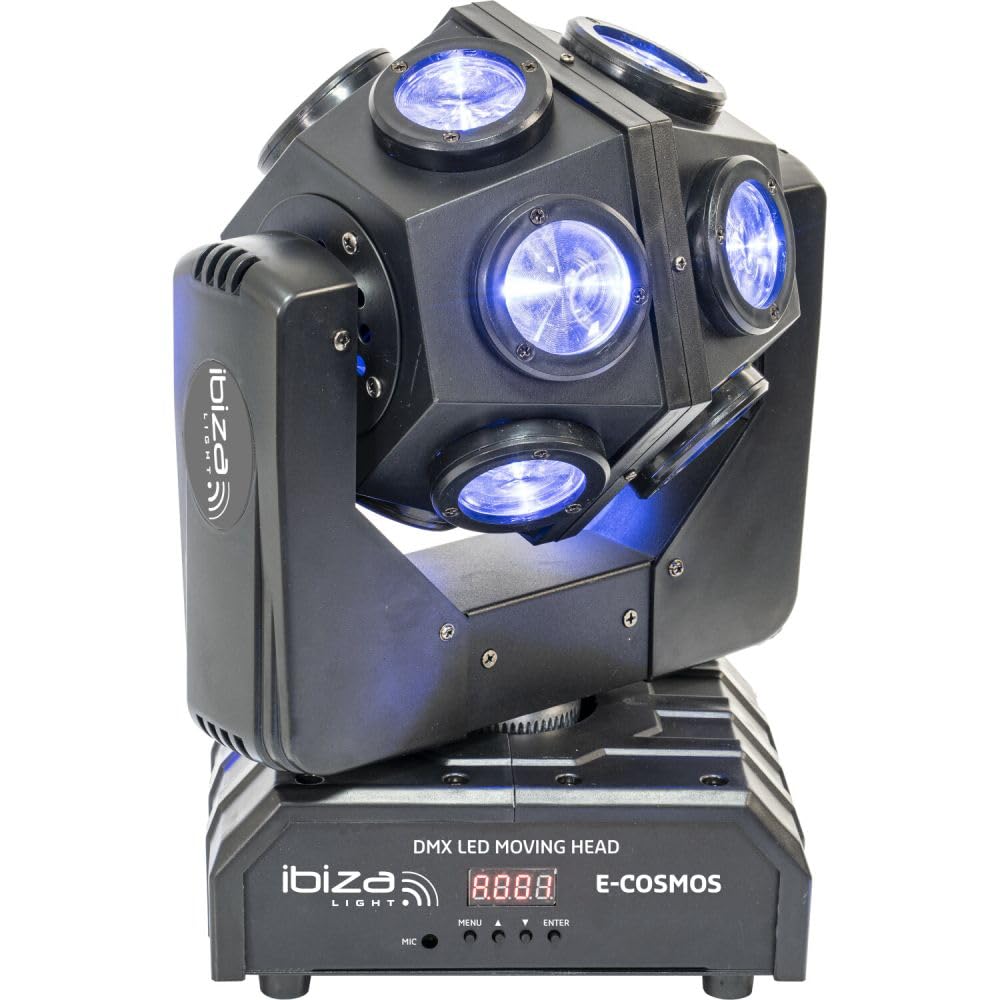 Ibiza - Effet de lumière Lyre DMX à LED RGBW 4-en-1 Light E-COSMOS 12x10W