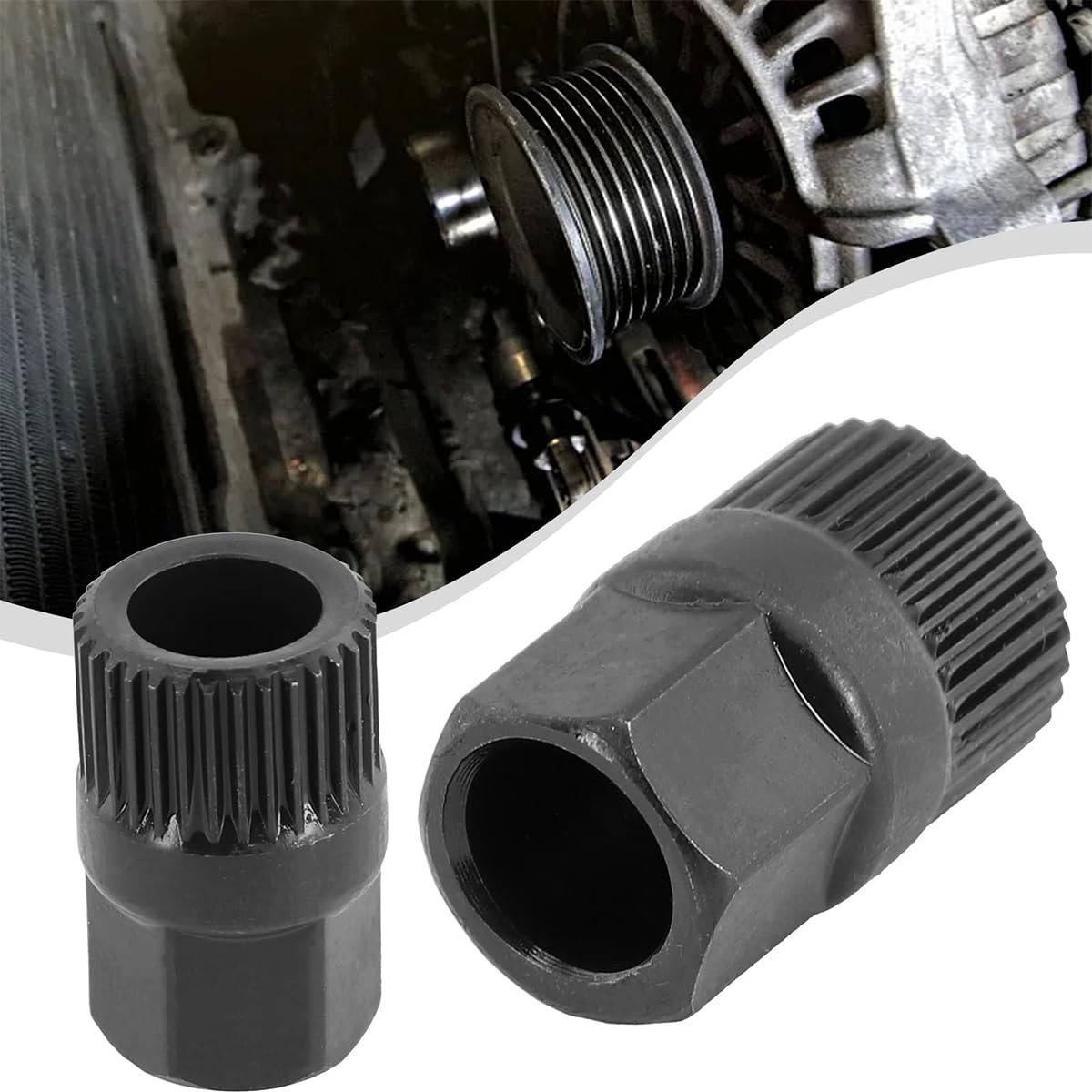 Outil Démontage Poulie Alternateur 33 Splines - Universel Pour Réparation Auto