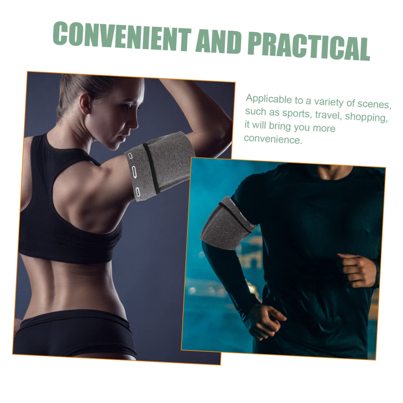 DOITOOL 5pezzi Fascia Braccio Per Smartphone Pouch Per Per Esercizi Indoor e Outdoor e Traspirante Per Jogging e Fitness