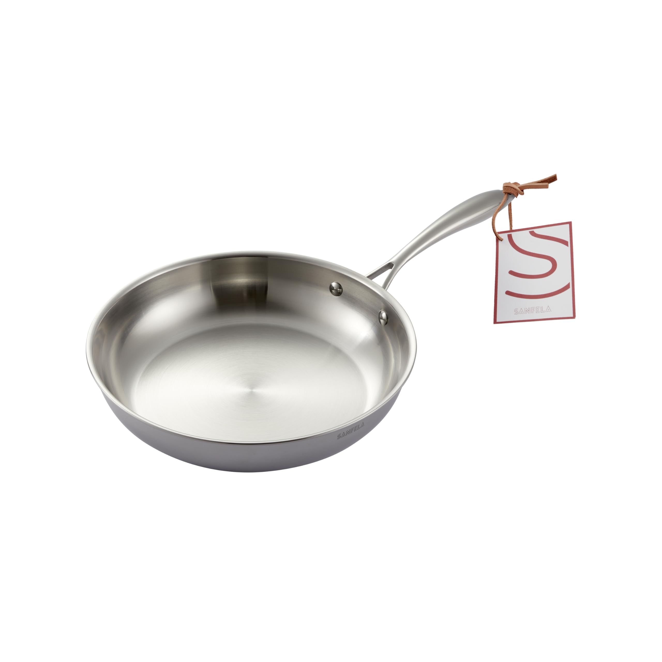SANFELA 11 Inch Stainless Steel Frying Pan