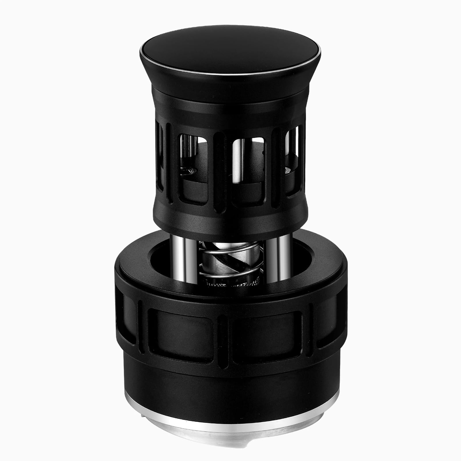 SICWEDIM 58mm Coffee Distributor and Tamper, Espresso Leveler, Adjustable Depth, Press Down - Automatic Rotation, Coffee Accessories for Barista