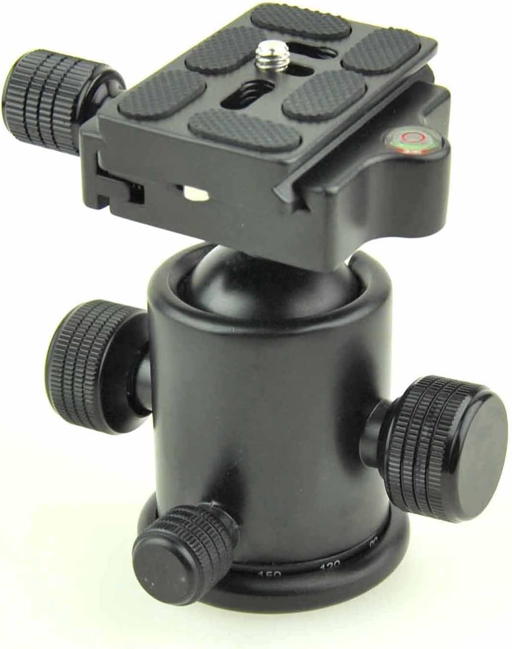 Pro Ball Head for Camera Tripod Slider Rail with Arca-Swiss Type PU60 Quick Release Plate - Ballhead for Tripod 360 Degree Panning Swivel 1/4" 3/8" - for DSLR Canon 5D mark II III 550d 50d 600d 1000d 1100d 650d 700d T5i T4i T3i T2i T1i Nikon D7100 D7000 D5200 D5100 D3200 D3100 D3000