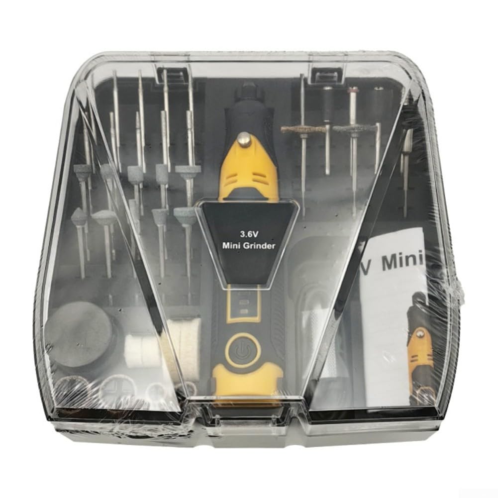 Kit di lucidatura per stampa 3D con 57 accessori, velocità regolabile, batteria ricaricabile e soluzione di archiviazione compatta